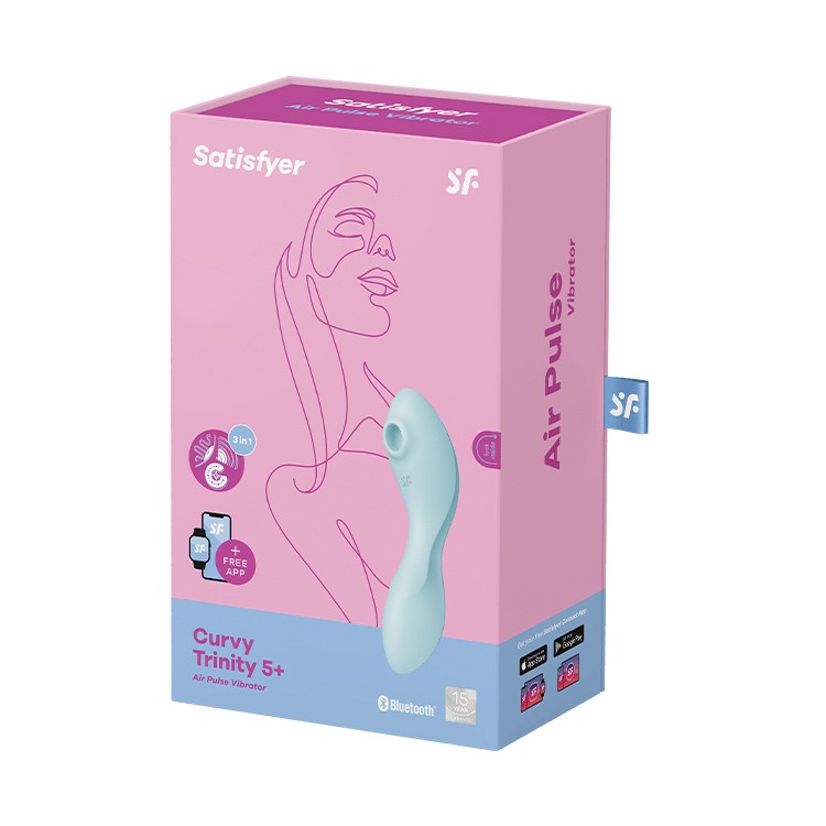 Vibrator Curvy Trinity 5 In Blue - Satisfyer