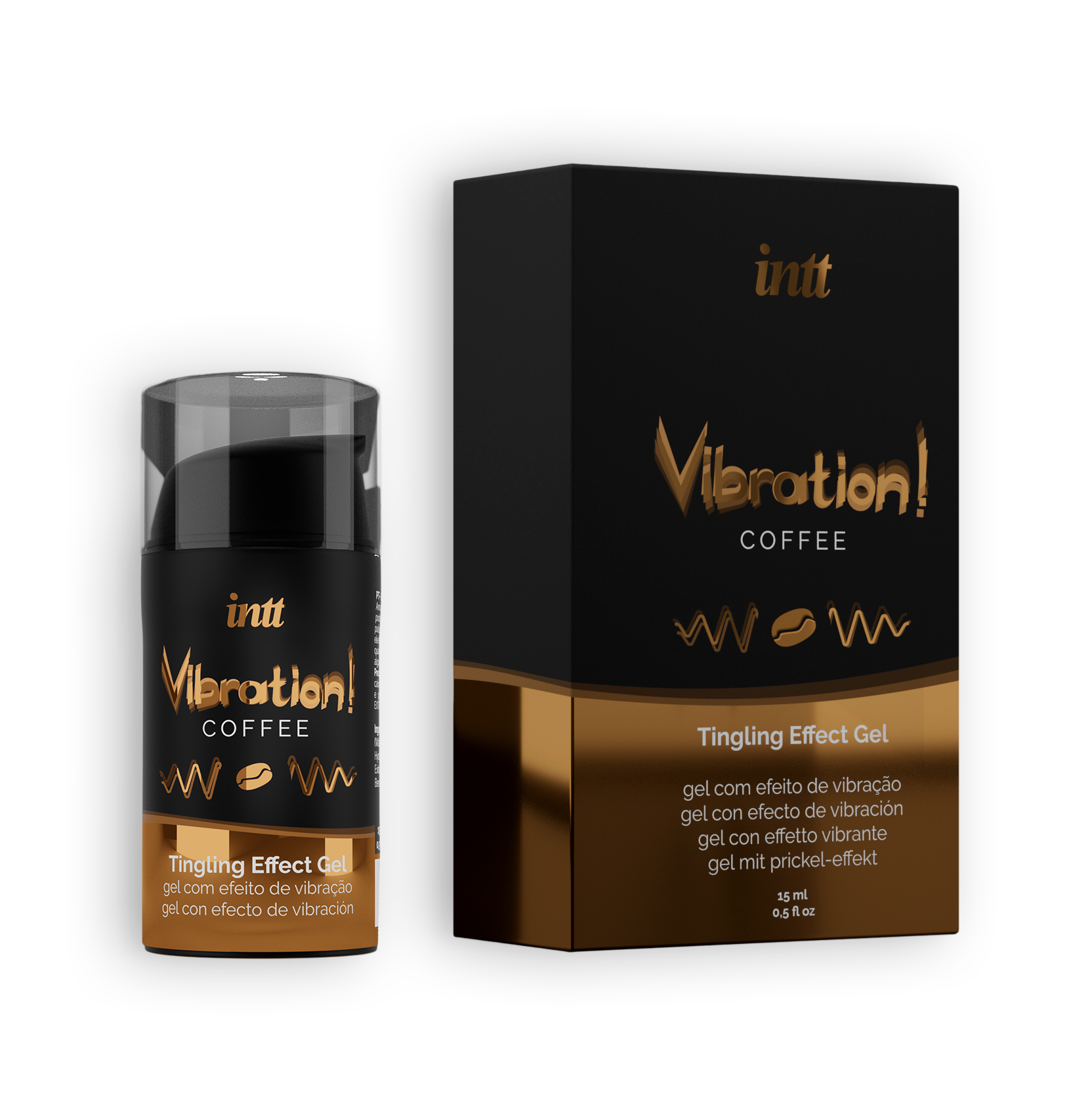 Gel Vibrador INTT Café 15 ml – INTT