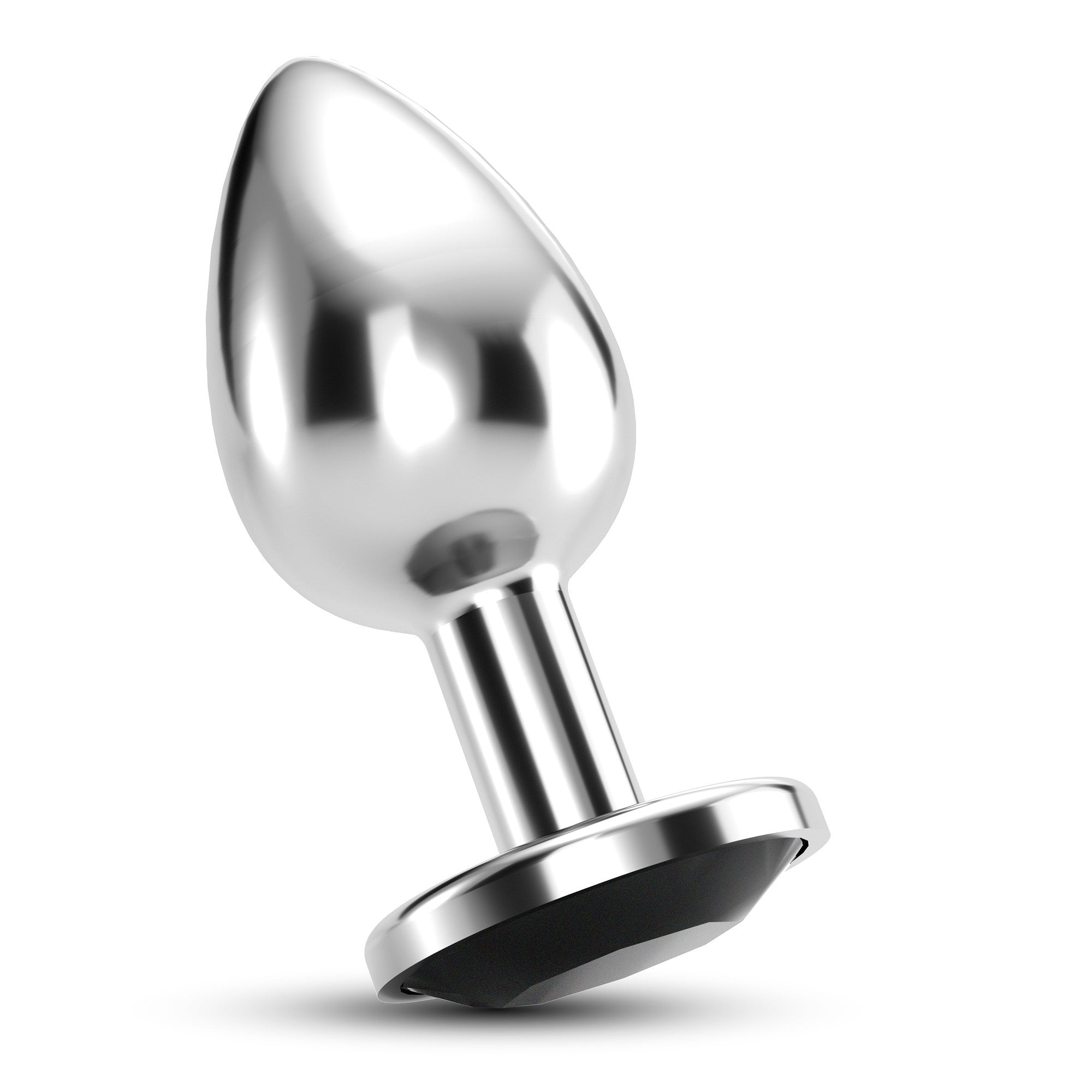 Anal Jewel Plug In Black - Crushious Bijou