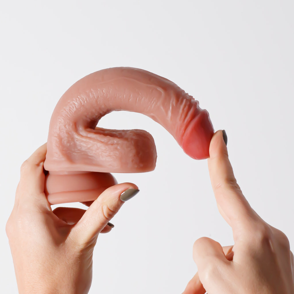 Dildo de Silicona Líquida Inviktus 7 Flesh – Crushious