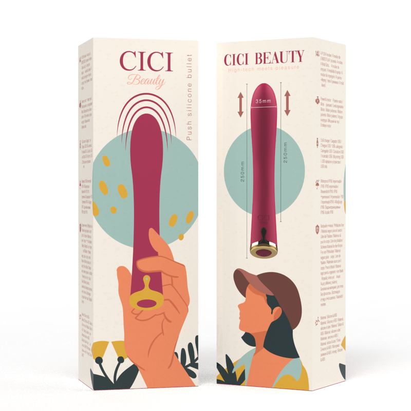 Vibrador Premium de Silicón Up & Down – Cici Beauty