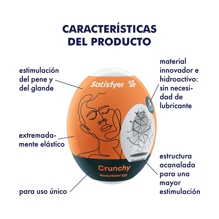 Masturbador Egg Crunchy – Satisfyer